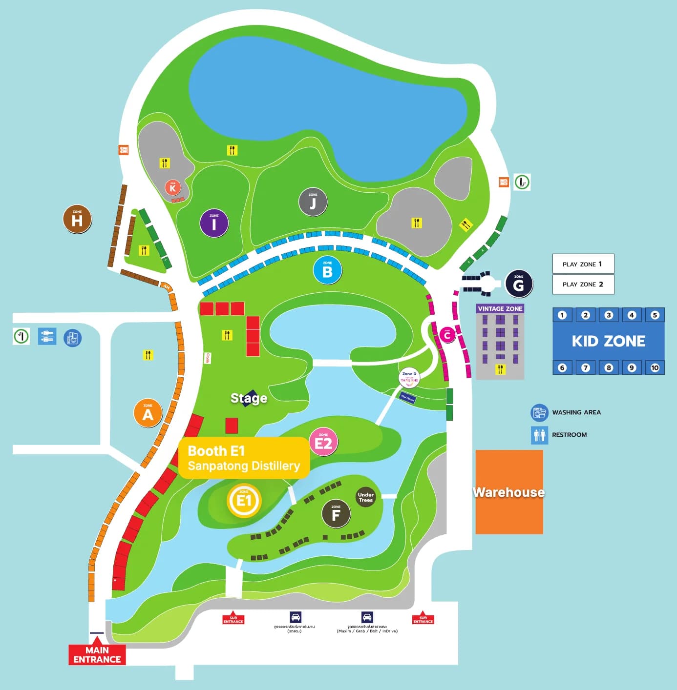 Citylife Garden Fair Map